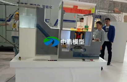 广西大藤峡-轴流转浆式水轮机发电模型